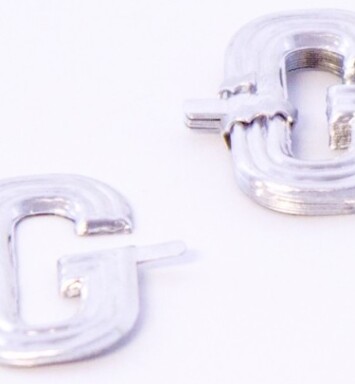 Aluminium Florist Letter - G