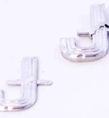 Aluminium Florist Letter - J