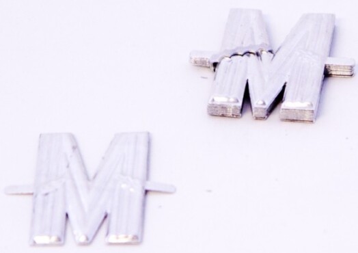Aluminium Florist Letter - M