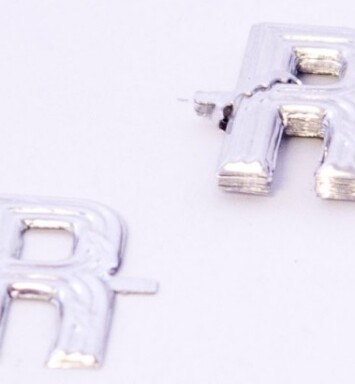 Aluminium Florist Letter - R