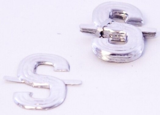 Aluminium Florist Letter - S