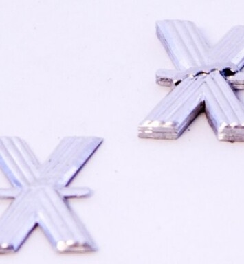 Aluminium Florist Letter - X