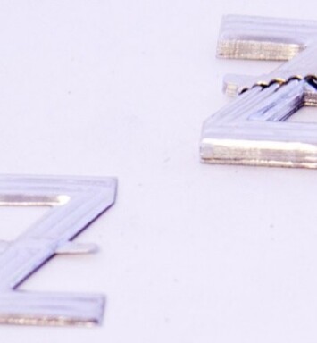 Aluminium Florist Letter - Z