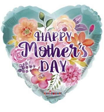 36" Happy Mother's Day Heart Foil Balloon