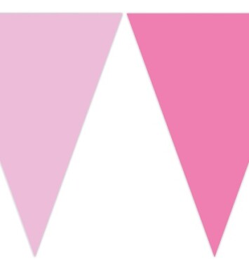 Pink Flag Banner