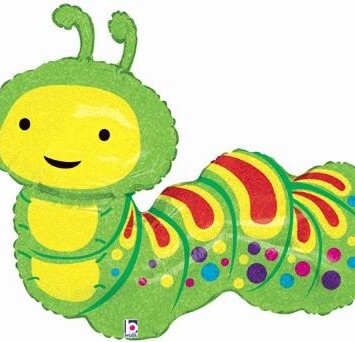 Caterpillar Super Shape Foil Balloon