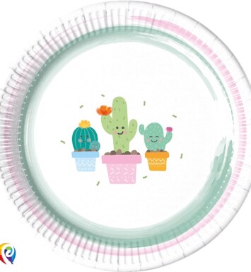 Cactus Paper Plates