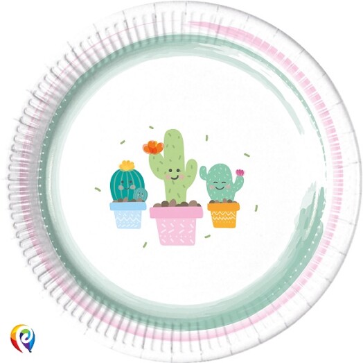 Cactus Paper Plates