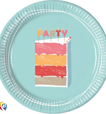 Birthday Cake Paper Plates