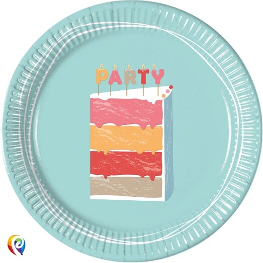 Birthday Cake Paper Plates