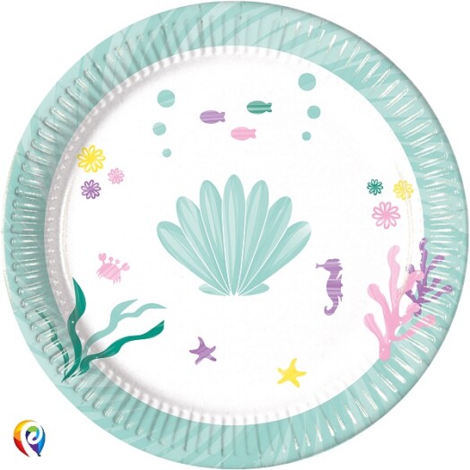 Party Under The Sea Paper Plates