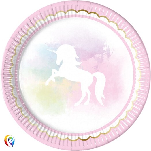 Believe In Unicorns Paper Plates