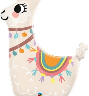 Loveable Llama Super Shape Foil Balloon