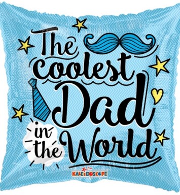 18 Inch Coolest Dad In The World Foil Balloon
