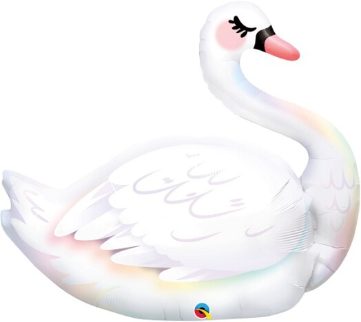 Graceful Swan Super Shape Foil Balloon