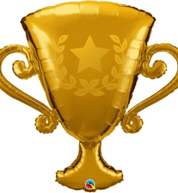 Golden Trophy Super Shape Foil Balloon