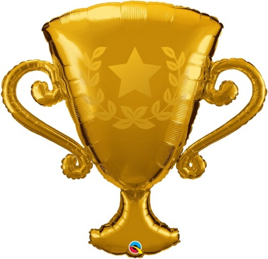 Golden Trophy Super Shape Foil Balloon