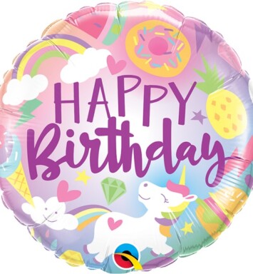 18" Fantastical Fun Birthday Foil Balloon