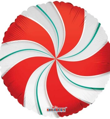 18" Candy Mint Clearview Foil Balloon