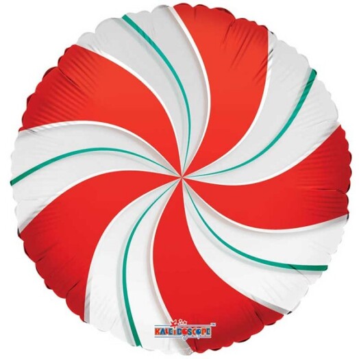 18" Candy Mint Clearview Foil Balloon