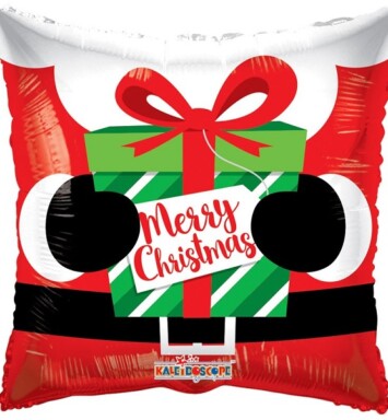 18" Santa's Present Foil Balloon