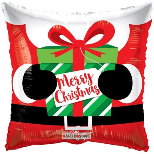 18" Santa's Present Foil Balloon