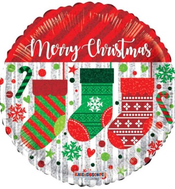 18" Merry Christmas Foil Balloon