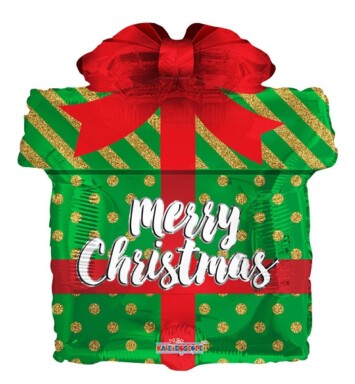 18" Christmas Gift Foil Balloon