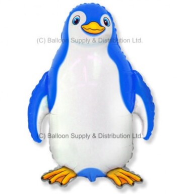 Blue Penguin Super Shape Foil Balloon