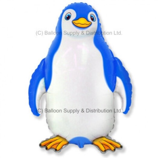 Blue Penguin Super Shape Foil Balloon
