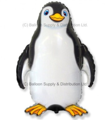 Black Penguin Super Shape Foil Balloon