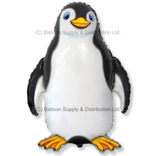 Black Penguin Super Shape Foil Balloon