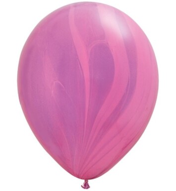 11 Inch Pink Violet Rainbow SuperAgate Latex