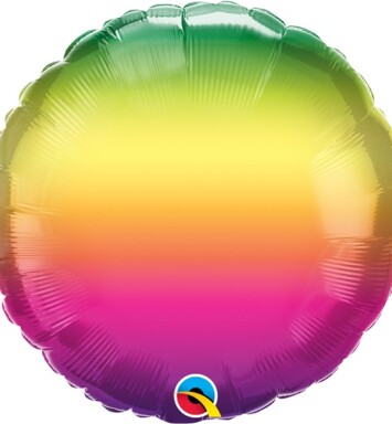 18" Vibrant Ombre Foil Balloon
