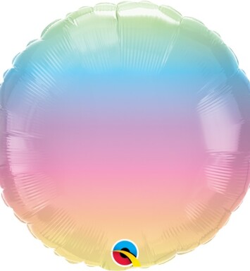 18" Pastel Ombre Foil Balloon