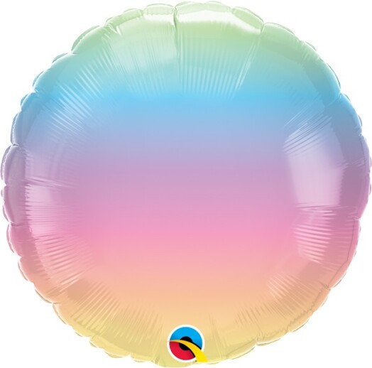 18" Pastel Ombre Foil Balloon