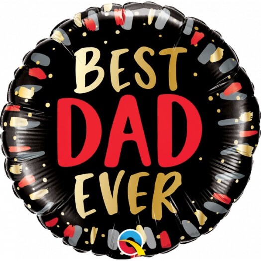 18 Inch Best Dad Ever Foil Balloon