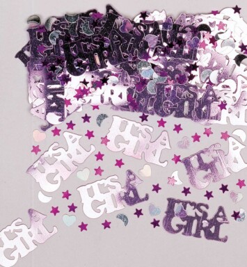 14g It's A Girl Confetti