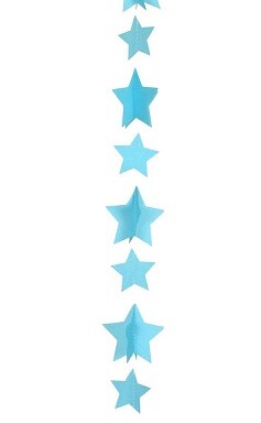 Blue Stars Balloon Tail