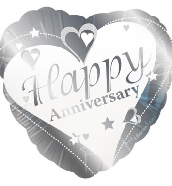 18" Happy Anniversary Foil Balloon