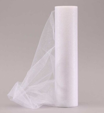 30cm x 25yds Tulle Iridescent Glitter