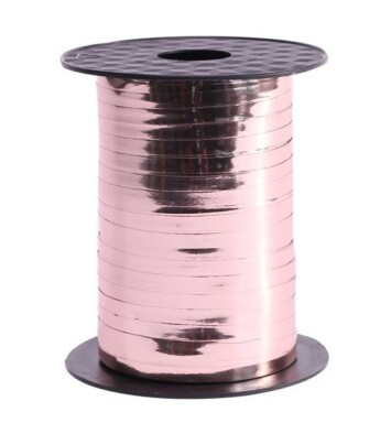 5mm Metallic Rose Gold Curling Ribbon