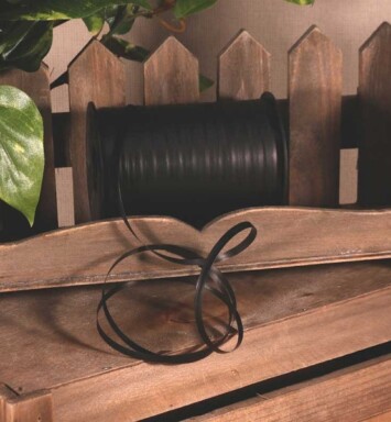 5mm Matt Black Curling Ribbon