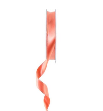 15mm Satin Ribbon Rose Gold