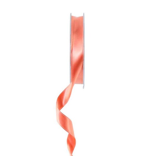 15mm Satin Ribbon Rose Gold