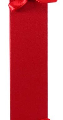 Red Silk Lined Rose Box