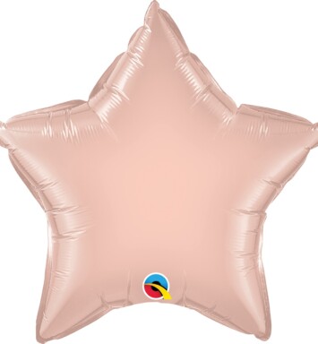 Unpackaged 20" Rose Gold Star Foil Balloon