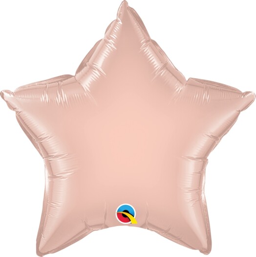 Unpackaged 20" Rose Gold Star Foil Balloon