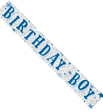 9ft Banner Birthday Boy