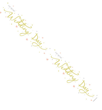 9ft Banner Wedding Day